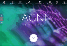 Tablet Screenshot of agnicreative.com